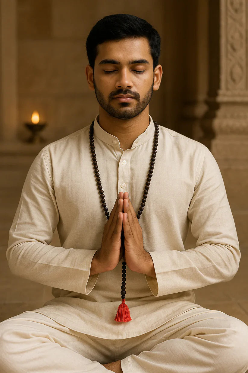 Original Karungali Malai – 108 Ebony Blackwood Beads (Lab Tested and Government Certified)